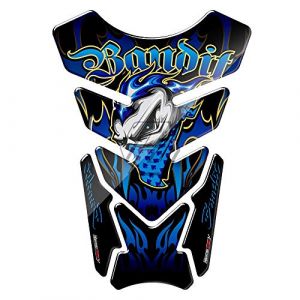 SHENGXIAOPENG Moto réservoir 3D Pad Protector Durites Compatible with Suzuki Bandit 600 650 1200 1250 T (Color : Blue) (XIAOPENG888 STORE, neuf)