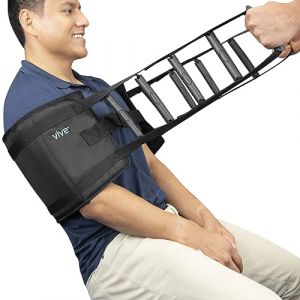 Vive Sangle de transfert – Ceinture d'assistance rembourrée – Soulèvement du patient robuste avec sangles – Aide à la mobilité debout et au levage pour handicapés, personnes âgées, personnes blessées (Vive Health, neuf)