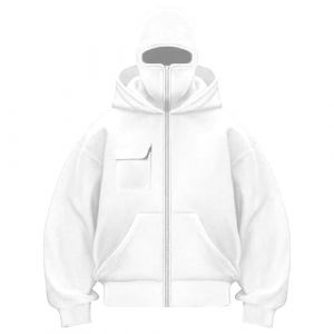 G&eacute;n&eacute;rique Sweat &agrave; Capuche Homme Hoodie Zipp&eacute; Veste Double Capuche Sweat Demi-Zip Poche Kangourou Veste Moto Masque Anti-Vent pour Sports de Plein Air V&eacute;lo Hoodie Cagoule Chaude Pull Polaire Hiver (TUSEULOC, neuf)