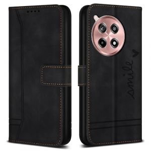 Bravoday Coque pour OnePlus 12R 5G / OnePlus 12R 5G, Etui Cuir avec Magnetique, Flip Pochette Housse pour OnePlus 12R 5G / OnePlus 12R 5G, Noir (Bravoday, neuf)