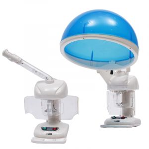 Casques Chauffant Cheveux Professionnel Ozen Appareil de soin des cheveux Soins Capillaires &agrave; l'ozone 480W Vapeur Visage Multifonction Face Detox Machine Steam Device Esthetique professionnel Salon (BoomCat, neuf)