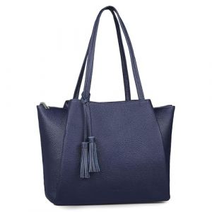 befen Sac à Main en Cuir Véritable Femme Sacoche pour Ordinateur Portable 14 Pouces, Sac Cabas Fourre-tout en Cuir pour le Travail, le Bureau et l'école (SRSK store, neuf)