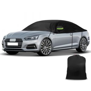 Housse de Voiture étanche Remplacement pour Audi A5/S5/RS5 Cabriolet 2007-2024, Demi-Garage, Coupe-Vent pour Tous Les Temps, Protection Anti-UV Contre la Pluie et la poussière de Garage (JinsenTGG, neuf)