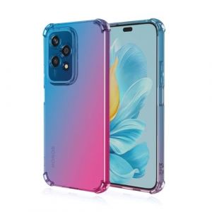 JIAFEI Coque pour Honor 200 Lite 5G &Eacute;tui Protecteur en Souple Silicone TPU Antichoc Housse de Protection en Couleur D&eacute;grad&eacute;e Compatible avec Honor 200 Lite 5G Bleu/Rose (Jiafei, neuf)