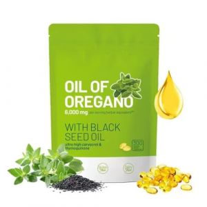 AYVRUOP Capsules d'huile d'origan, capsules d'huile de cumin noir bio, huile d'origan &eacute;quilibr&eacute;e avec huile de cumin noir, sans OGM (AYVRUOP, neuf)