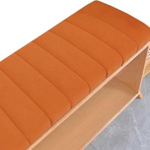 G&eacute;n&eacute;rique Coussin De Banc Interieur/Exterieur 120x40 180x40 120x30 90x50 - Housse Amovible Imperm&eacute;Able et Antid&eacute;Rapant pour Mobilier Ext&eacute;Rieur Terrase, Balcon, Balancelle,Orange,120x40x4cm (zhixunkejiyouxiangongsi, neuf)