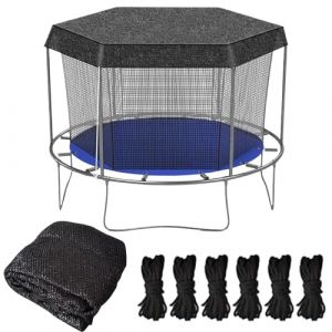 Housse de Protection pour Trampoline - Toile Anti-UV Pare-Soleil | Accessoire de Sécurité Toile Pare-Soleil Pliable pour Trampoline de Jardin (chengaixin, neuf)