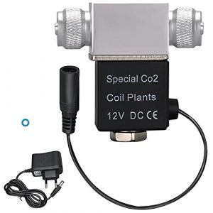Sunydog-&Eacute;lectrovanne pour r&eacute;gulateur de syst&egrave;me de CO2 d'aquarium Sortie DC 12V Connecter 4 * 6mm Tube ou Compteur &agrave; Bulles Version &agrave; Basse temp&eacute;rature silencieuse &agrave; Double t&ecirc;te (jia&qing, neuf)