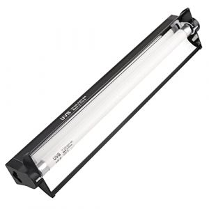 AIICIOO T5 Ho UVB Lighting Combo Kit Terrarium Hood Comes with Desert UVB T5 Lamp Light Reptile Terrarium UVB Light Hood for Scorpion Chameleon Turtle 10.0 8W (AIOU, neuf)
