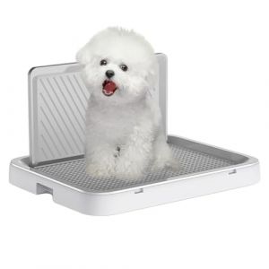 Toilettes pour Chien, Porte Alaise pour Chien, Plateau De Pot pour Chiens, Support Hygi&eacute;nique Tapis Educateur Chiot, Propret&eacute; Prot&egrave;ge des Pipi Chiens Et Chats avec Oeillets Antid&eacute;rapants (yibailin-sz, neuf)