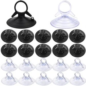 Gearmax 60 Pièces Ventouse Pare Soleil 45mm sans Crochets Ventouse Transparente Mini Ventouse pour Vitre, Salle de Bain Pare Brise Voiture Pare-Soleil (PANAGIRAFAEL, neuf)