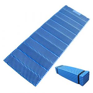 Lixada Tapis de Camping, Mousse Ultra-l&eacute;g&egrave;re, Coussin Pliant, Matelas d'ext&eacute;rieur, Coussin de Couchage Pique-Nique sur la Plage, 190x57cm (BOEOE, neuf)