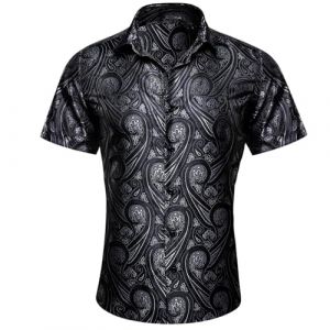 Solde Hiver Chemise Homme Casual Rouge Manches Courtes Blanche Cintrée Chemises Hawaienne en Lin Bleu sans Col Tee Shirt Capuche Slim Fit Vert Brodée Rigolo pour D Été (Uwdiohq, neuf)