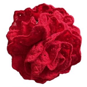 GMBYLBY Pince &agrave; cheveux en forme de fleur en dentelle pour femme - Grande rose - Pince &agrave; cheveux - Pince &agrave; cheveux - Pince &agrave; cheveux pour bec de canard - Ornement de cheveux (ZLwneh, neuf)