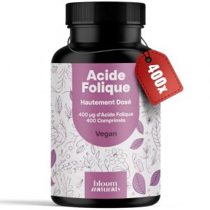 Acide Folique Hautement Dos&eacute; - 400 Comprim&eacute;s - Vitamine Grossesse - Vitamine B9 Acide Folique - Vegan & Produit en Allemagne (Supplement Hub GmbH, neuf)