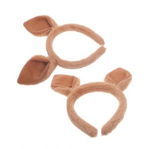 SAFIGLE 2pièces -tête Animal Oreilles De Kangourou Pour Déguisement Accessoires De Fête Et Cosplay Pour Adultes (Grand Di, neuf)