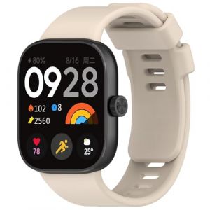 RanTuo Bracelet Compatible avec Xiaomi Redmi Watch 5, TPU Souple, L&eacute;ger, Bracelet R&eacute;glable, Bracelet Compatible avec Xiaomi Redmi Watch 5.(Blanc Ivoire) (RanTuo, neuf)