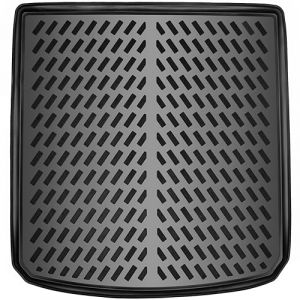 ELMASLINE Bac de coffre 3D pour VW Golf 8 (VIII) 2019-2025 Variant Break | Accessoires de tapis de coffre | Antidérapant avec bord de 5 cm (herneland, neuf)