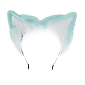 Watreketal Serre Tete,Serre-tête oreilles de chat Cosplay Femme Étudiants Carnavals Personnage d'anime Serre-tête oreilles de chat Serre-têtes en peluche Cerceau de cheveux de Noël (Xuanlang Trading, neuf)