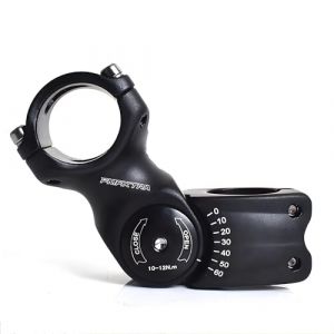 Potence réglable pour VTT 25,4 mm 31,8 mm, ± 60 degrés en Alliage d'aluminium, Potence de Guidon Courte pour VTT, vélo de Route, BMX, Cyclisme (31,8 x 90 mm) (Andeshunk Ods, neuf)