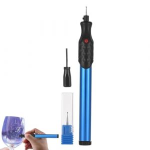 Stylo de gravure électrique pour bois, enclos de graveur en verre | Stylo de gravure sans fil électrique pour métal - Outil portable sans fil pour les artistes Batte de sculpture à batterie (rundli, neuf)