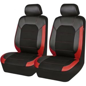 2 Housses Si&egrave;ge Avant Voiture pour Toyota Prius Plug in 2000-2023, Non Slip Respirantes ProtectionVoiture Couvre Si&egrave;ge R&eacute;sistant la poussi&egrave;re l'usure,Black-Red (DASHUAI global trade, neuf)