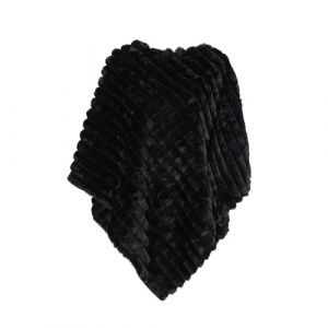 MAPIMANIA - Poncho Femme Chic et &Eacute;l&eacute;gant en Fausse Fourrure, Manteau Hiver, Ch&acirc;le Chaud, Cape Mariage Polaire, Bol&eacute;ro en Fourrure (MJ2025888, neuf)