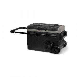 Steamy-E Dual Zone 41 Roller, Glacière à compresseur électrique avec roulettes, 40 litres, 12 V/230 V, pour Refroidir et Congeler, idéale pour le Camping (SteamyCool, neuf)