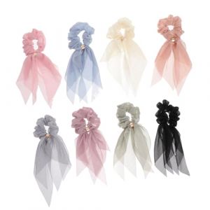 Didiseaon Lot De 8 Élastiques À Cheveux Solides Pour Femmes Élastiques À Cheveux Tendance Taille Femme (Merkowski, neuf)