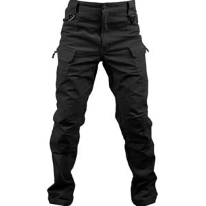 Loeay Pantalon de Combat pour Hommes Pantalon de Combat Militaire Militaire Pantalon de Travail Militaire Tactique décontracté Occasionnel Pantalon de randonnée Pantalon d'escalade Noir XXXL (NaNaMaoYi, neuf)