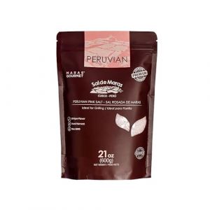 MARAS GOURMET | Sel de Maras | Sel rose du Pérou - Saveur unique et récolté à la main | Non raffiné | 600g | (Sel rose à gros grains) (SalMacaPanela, neuf)