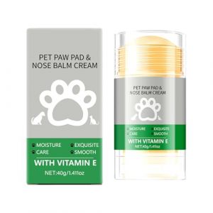Baume pour pattes de chien, bâton de crème portable pour pattes de chien, 40 g – Tétine de protection des chiots, produits de soins pour pattes de chat, beurre sec craquelé pour les nez secs (ruishu, neuf)
