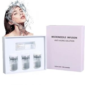 Système de micro-perfusion de Seranova pour le visage, micro-aiguille kit de perfusion se resserrant la peau, sérum de soins de la peau le resserrement et le visage et le cou contient (A) (maoningdian, neuf)