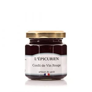 L'&eacute;picurien - Confit artisanal de Vin Rouge pour fromages et foie gras - 125g (L'EPICURIEN, neuf)