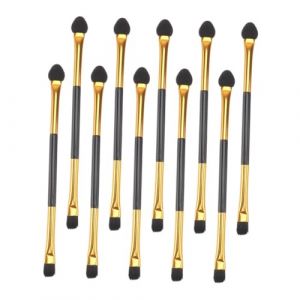 TOPBATHY 20 pièces Pinceaux Maquillage Fard Paupière Double-extrémité Applicateurs Pratiques pour Ombre Paupière Poignée Ergonomique et Poils Denses pour Maquillage Yeux Délicat (Parham Ring, neuf)