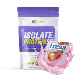 MM Supplements - Protein Isolate 90 CFM - 1 Kg - Whey Protein - Plus grande puret&eacute; - pour perdre du poids - Secouer pour gagner de la masse musculaire - R&eacute;cup&eacute;ration musculaire - Go&ucirc;t Fraise (MASmusculo, neuf)