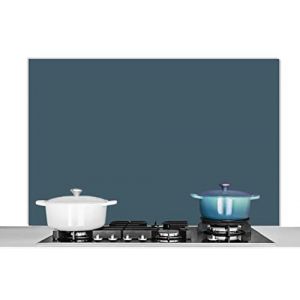 Credence Oceana - Couleurs - Palette Fond de hotte 120x80 cm Credence aluminium Plaque inox de cuisine (WallCircle, neuf)