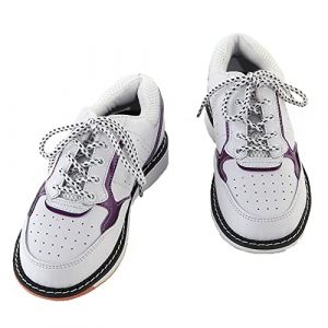 SUMECH Chaussures De Bowling pour Femmes Chaussures De Bowling L&eacute;g&egrave;res en Cuir Amortissement R&eacute;sistant &Agrave; l'usure,Blanc,39 EU (zhongshangfei, neuf)