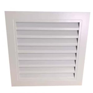 CHEMYO Grille Aeration Rectangulaire, Grille D'aération Blanche, Grille D'Aération Extérieure/Intérieure, Grille D'aération (Taille : 250x250mm) (C C ZHI YING DAIN, neuf)