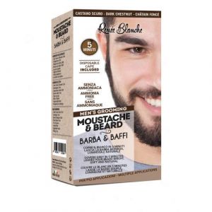 Coloration barbe et moustache Chatain Foncé (MENSIDE, neuf)