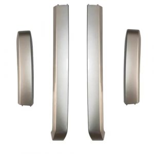 Galeries De Toit pour Peugeot 2008 pour MK1 2013 2014 2015 2016 2017 2018 Capuchon D'extr&eacute;mit&eacute; De Rail De Toit Couvercles De Base De Support Barres Toit (Size : Front Left 1PC) (原平市剑峰商贸中心, neuf)