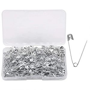 YOFASEN Épingles de sûreté 300 pièces - Épingles à nourrice Petites et Grandes Épingle plaquée Nickel - pour vêtement Art Craft Couture Utilisation pour Le Bureau à Domicile, argenté, 32 mm (YOFASEN, neuf)
