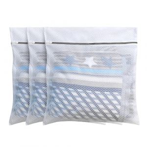 Foyer Nuage Sacs à Linge XL, Filet Linge Machine à Laver, Lot de 3 Sacs à Linge en Maille 60x60cm, Filet de Lavage Résistant pour Vestes, Manteaux, Duvets, Rideaux, Couverture (XL*3) (housewell, neuf)