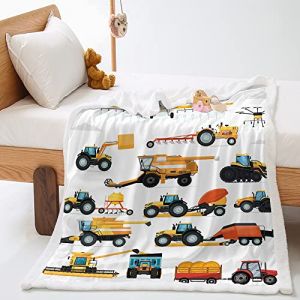 Highdi Couverture Polaire Hiver, Voiture Imprimer Plaid Douillet, Couverture de Canapé Réversible, Couvre-Lit en Peluche, Couverture Moelleuse pour Adultes et Enfants (Chargeur,90x120cm) (Highdi, neuf)
