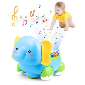 LDUMODUW Jouet Bebe 1 an Cadeau Enfant 1 2 Ans Garcon Fille Jouet Bebe 6 7 8 9 10 Mois, Jouet Enfant 1 an Musicaux Crabe Qui Marche Bebe, Jouet Montessori Bebe 6-12 Mois (ViktorSuhaST, neuf)
