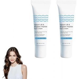 S&eacute;rum contour des yeux aux peptides liftant et illuminateur instantan&eacute; : Offre un effet raffermissant imm&eacute;diat et performant &agrave; la peau d&eacute;licate du contour des yeux. S&eacute;rum l&eacute;ger, adapt&eacute; &agrave; tous les type (jiezhijuanguangzhoujieyanshangmaoyouxiangongsi, neuf)