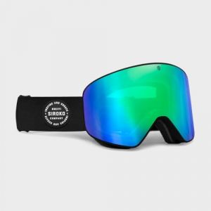 SIROKO - Masques de Ski et Snowboard OTG GX Santa FeBleu/Noir (SIROKO &reg;, neuf)