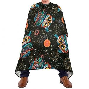 Oiseau Hibou Dans Un Style Vintage Robe De Coiffure Accessoires Blouse Coiffeur Antistatique Peignoir Coiffure Pour Barbiers Instituts De Beaut&eacute; Salon (ytuqqq, neuf)