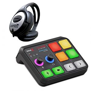 Rode X Streamer X Carte d'enregistrement vidéo et interface audio pour streaming, jeux et création de contenu + casque Keepdrum (keepdrum, neuf)