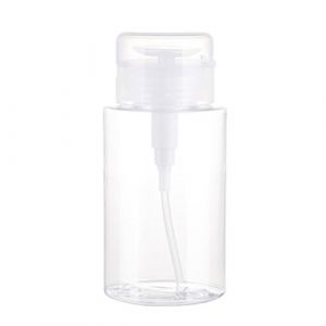 Poussez vers le Bas de Bouteille de Pompe Vide Rechargeable Bouteille de Distributeur de Pompe à Pompe avec Couvercle à L'épreuve des Poussières pour le Maquillage de Vernis à (200ML) (Lanpou, neuf)